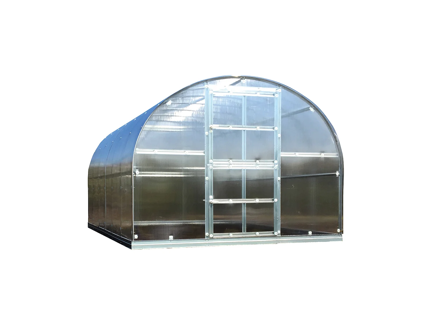 Klasika Greenhouses Arch KLASIKA Serre 6m² 3m x 2m Avec couverture en polycarbonate de 4 mm