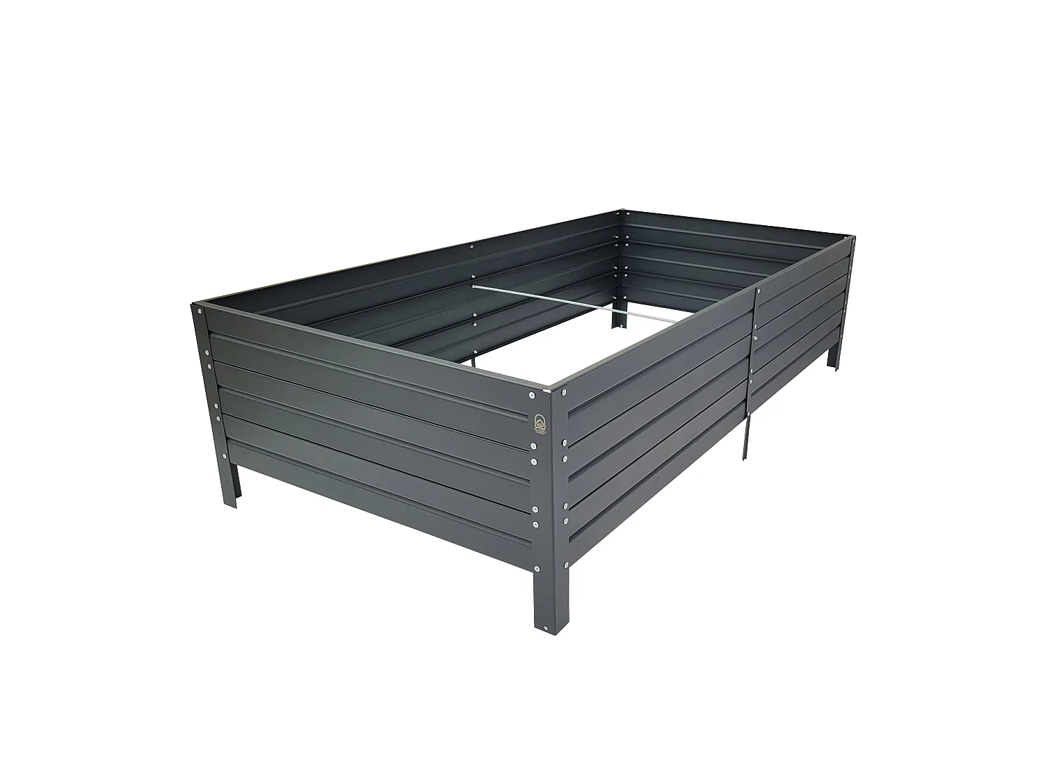 Erhöhter Anthrazit Pulverbeschichteter Gartenpflanzkasten 150x75x30 - Einfacher Aufbau & Wartung