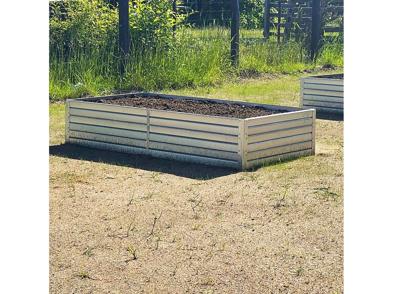 Erhöhter Verzinkter Stahl KLASIKA GARTEN Pflanzkübel 150x75x30 - Einfacher Zusammenbau & Anpassbar