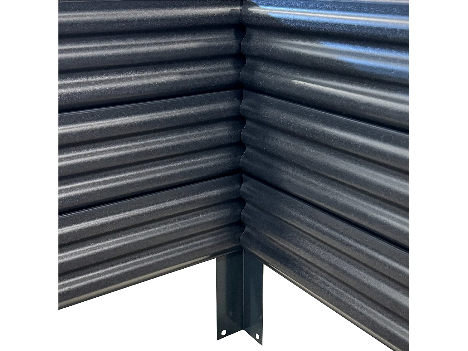 Verhoogde moestuinbak KLASIKA WOODLOOK GP1507530P, 150 x 75 x 30 cm, houtlook, UV-bestendig, ca. 338 l