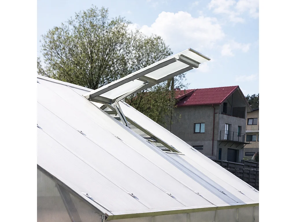 Automatisches Öffnen des Gewächshaus-Dachfensters Bernard mit Polycarbonatbeschichtung - 48 x 70 cm