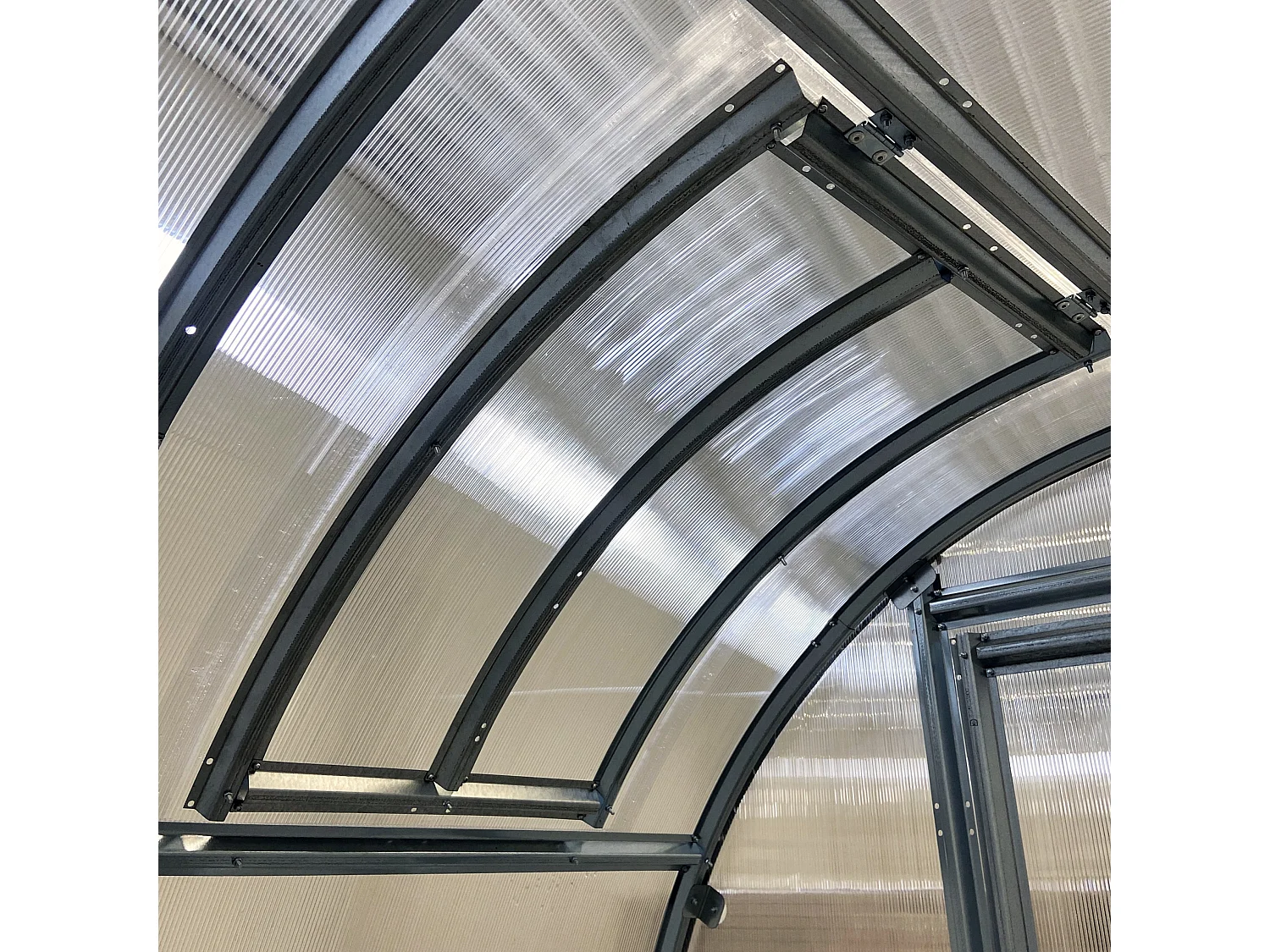 KLASIKA SLIM Gewächshaus Dachfenster mit automatischem Öffner und Polycarbonat-Beschichtung, 60x100 cm