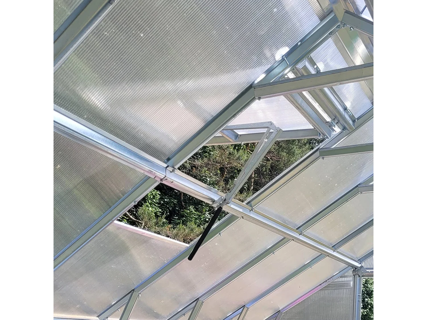 Automatisches Öffnendes Polycarbonat-Gewächshausdachfenster - KLASIKA HOUSE - 48 x 70 cm