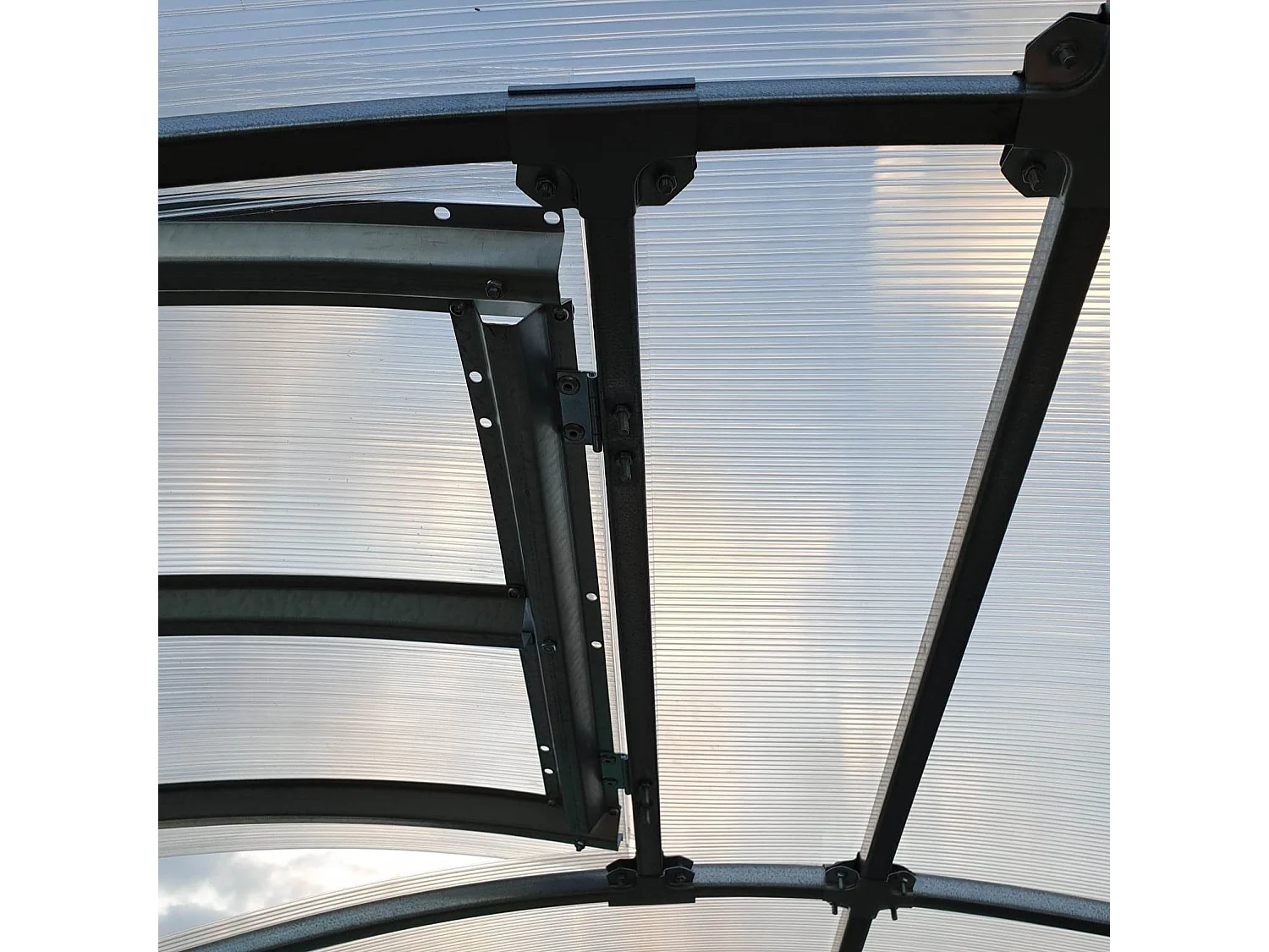 Automatisches Dachfenster für Gewächshaus KLASIKA TUBE 100x60 cm Belüftungssystem mit Polycarbonat-Beschichtung