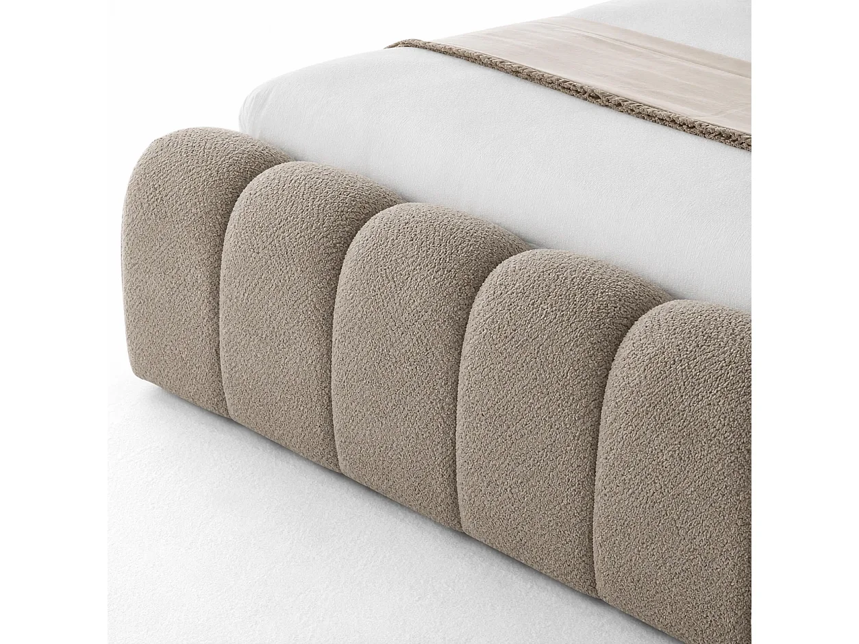 Opbergbed LONDON Kleur Zand Nomade, 160x200CM
