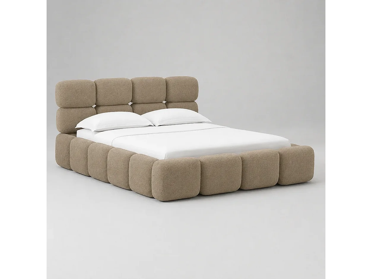 Opbergbed MOOS Kleur Zand Nomade, 200x200CM