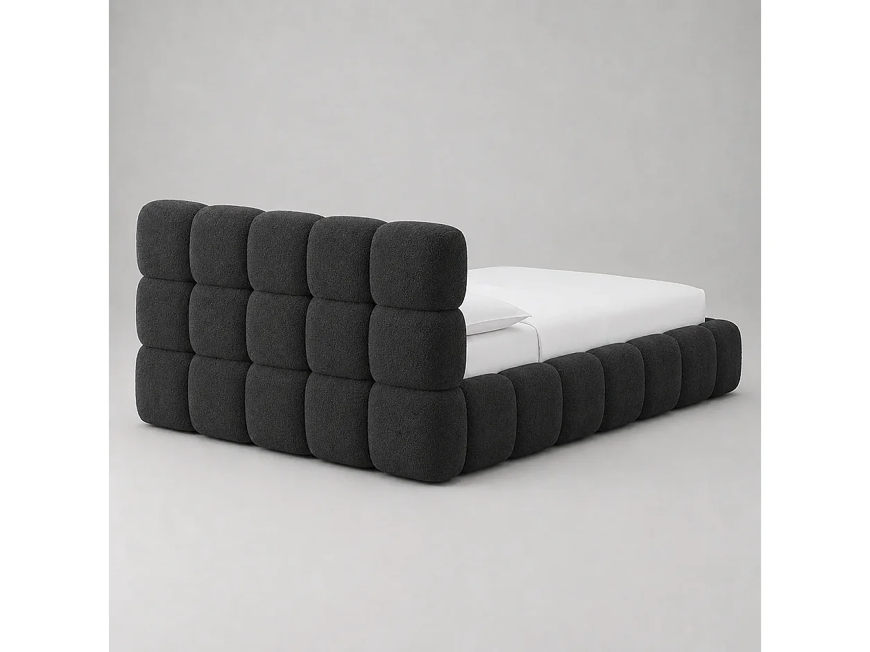 Opbergbed MOOS Kleur Grijs Houtskool, 160x200CM