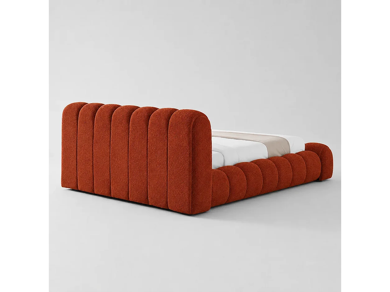 Opbergbed LONDON Kleur Terracotta, 90x200CM