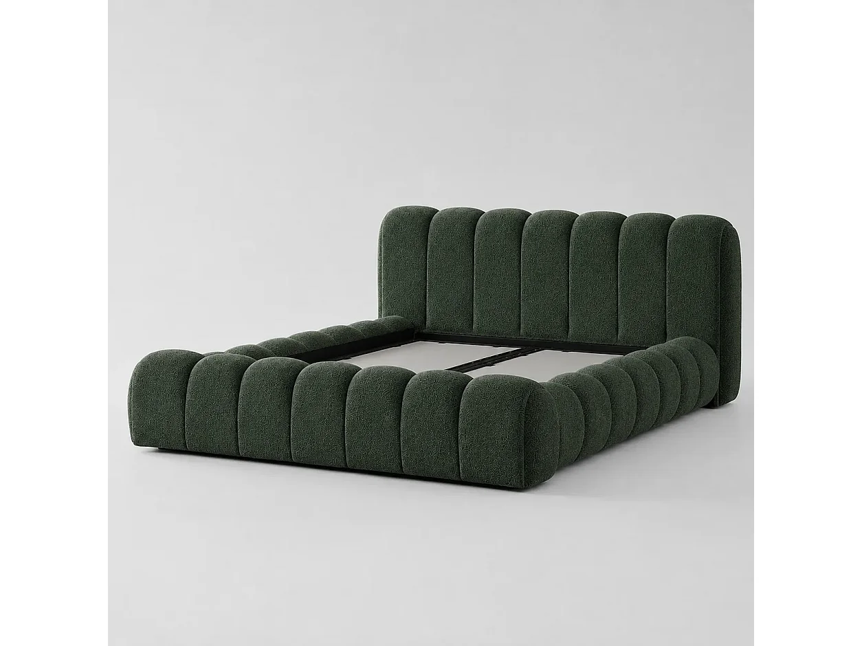 Opbergbed LONDON Kleur Cedergroen, 90x200CM