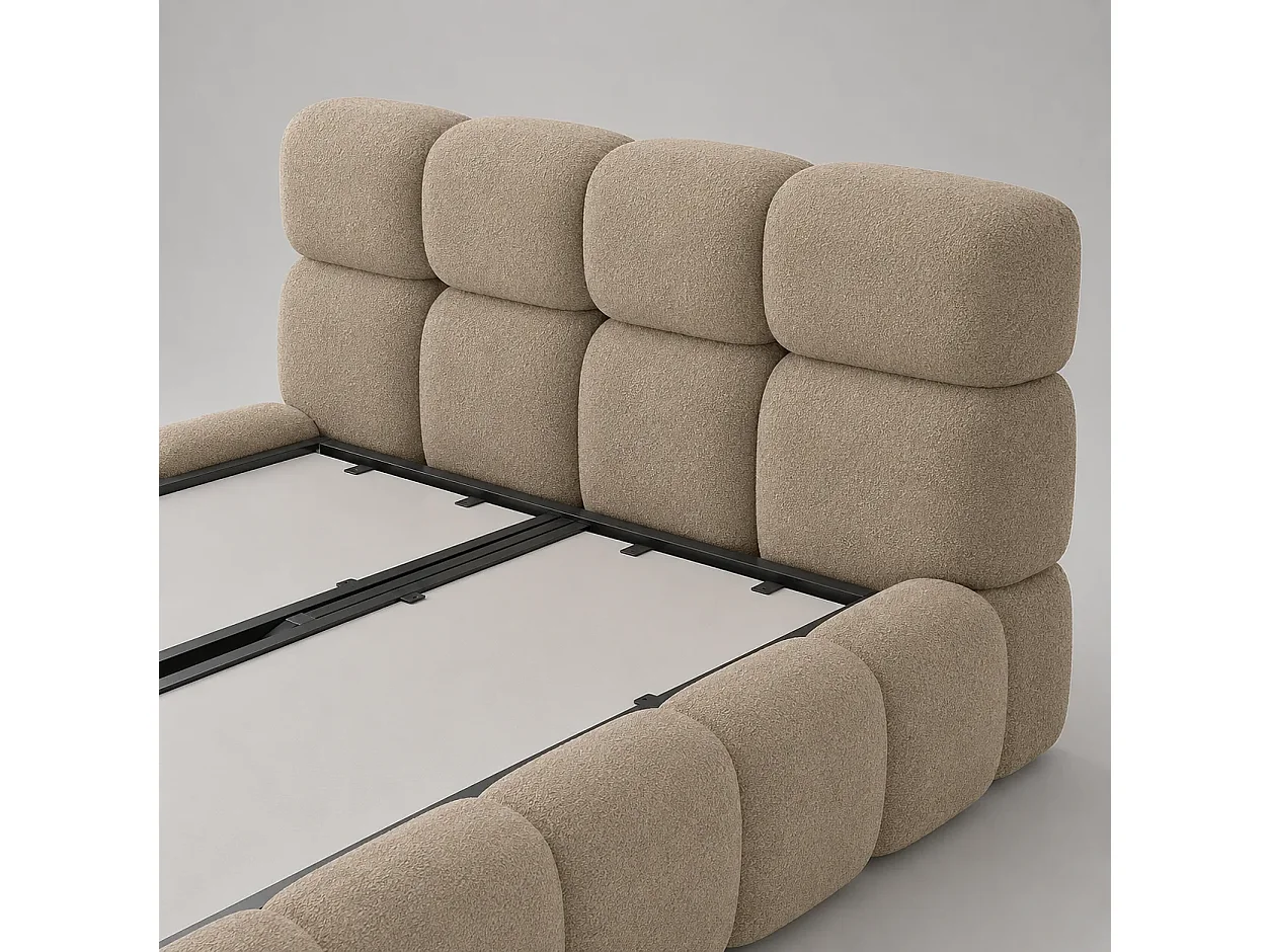 Opbergbed MOOS Kleur Zand Nomade, 160x200CM