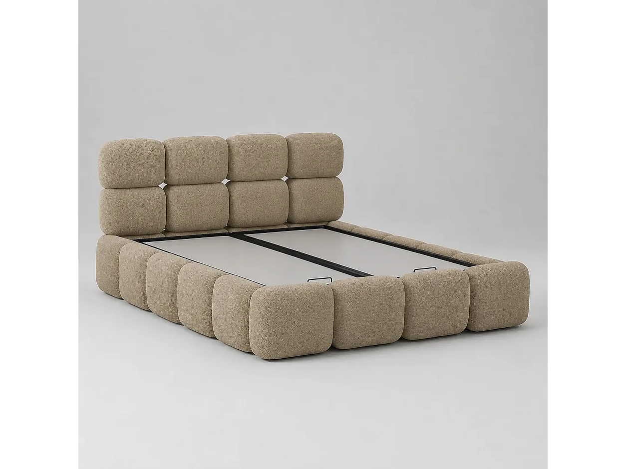 Opbergbed MOOS Kleur Zand Nomade, 160x200CM