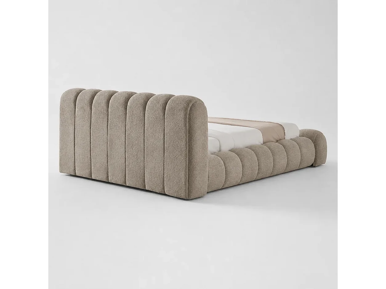Opbergbed LONDON Kleur Zand Nomade, 180x200CM