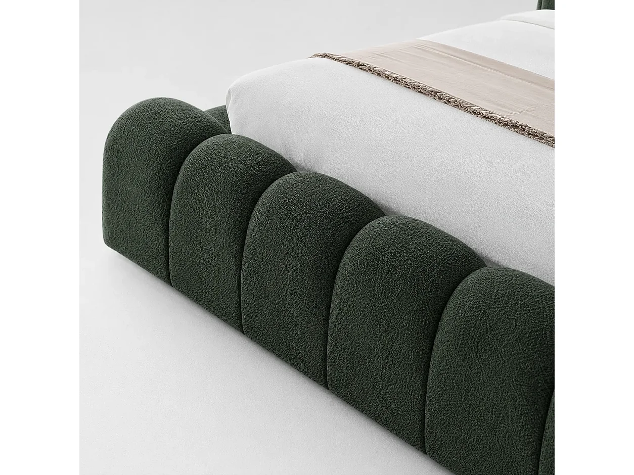 Opbergbed LONDON Kleur Cedergroen, 140x200CM