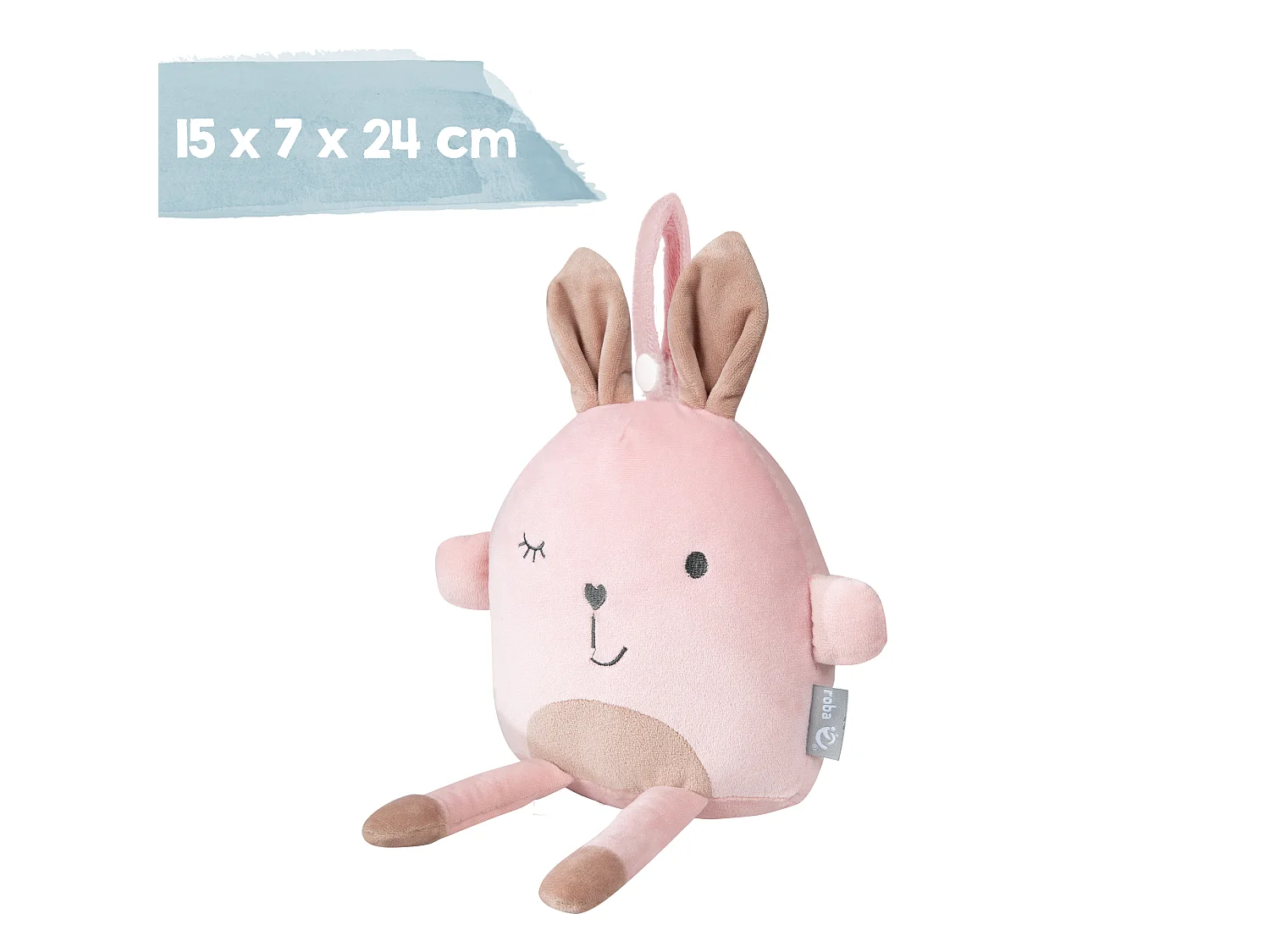 Peluche et pendentif oreiller Roba Lil Cuties Lily - Compagnon idéal pour bébé