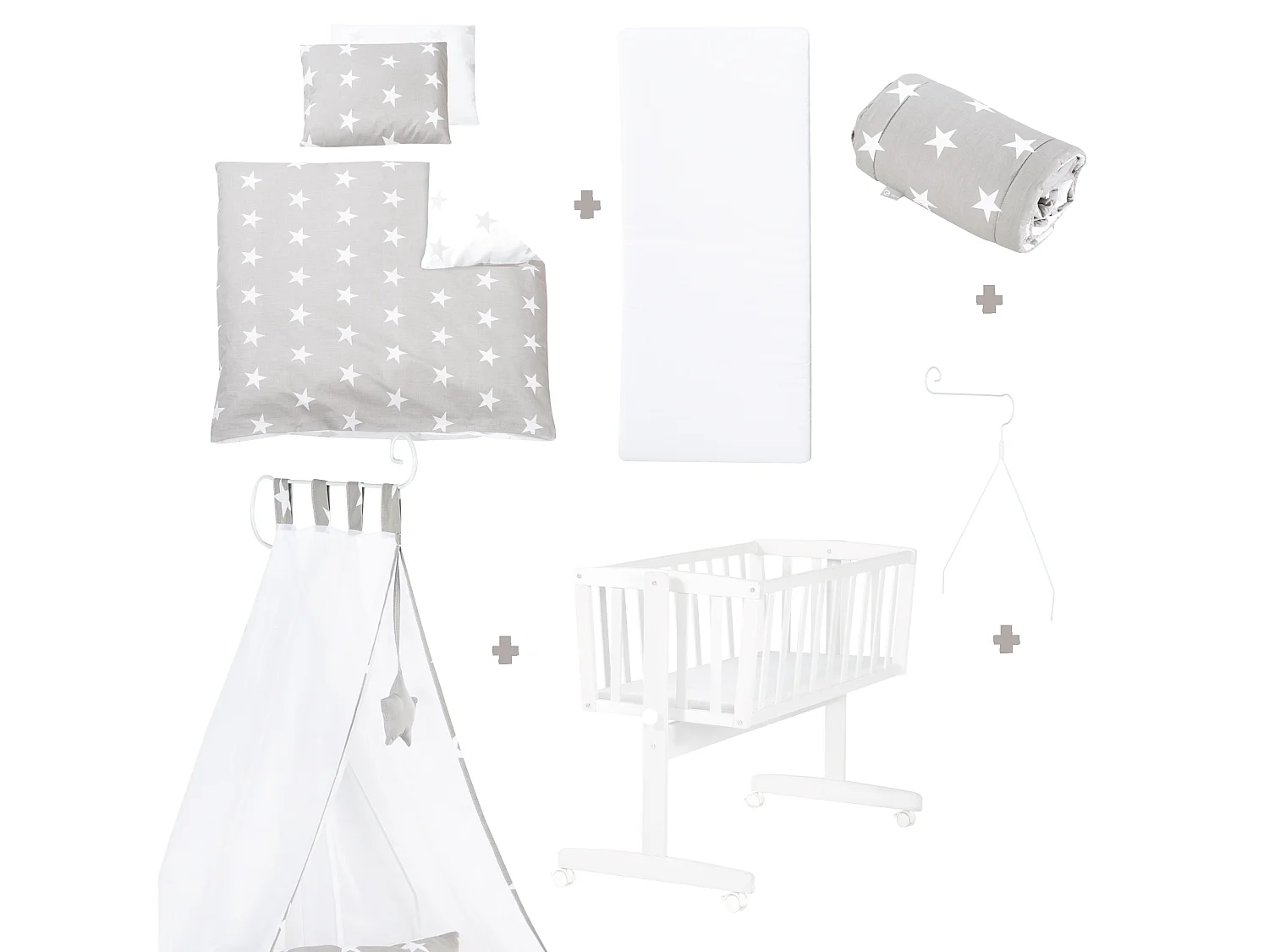 Komplettwiegenset Little Stars