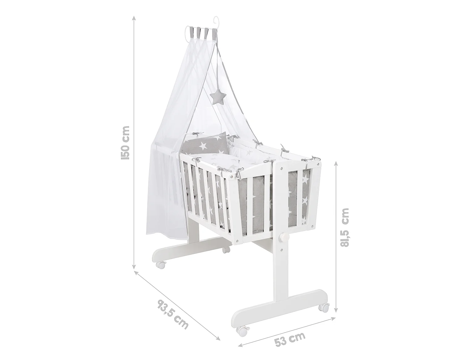 Komplettwiegenset Little Stars