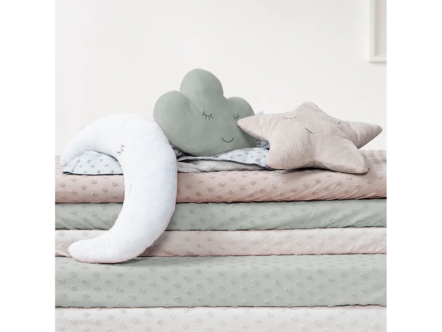 Kuschelkissen Stern Hellgrün