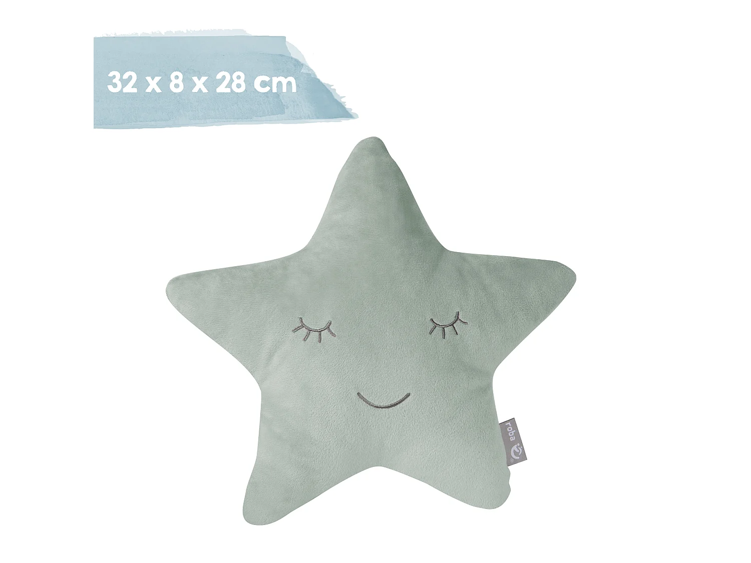 Kuschelkissen Stern Hellgrün