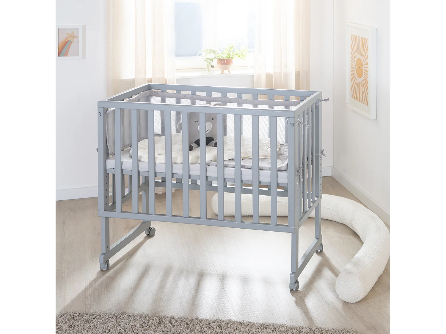 Stuben- + Beistellbett 3in1 roba Style