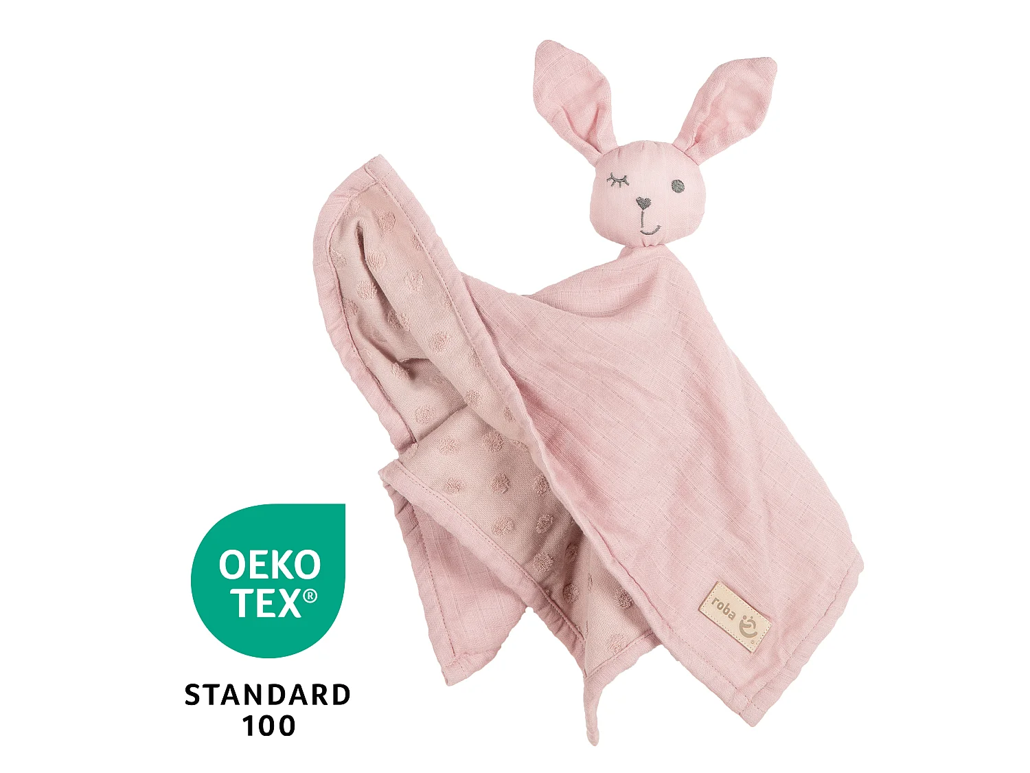Lange de Câlin Bio Lil Planet - Rose 100% Coton Bio