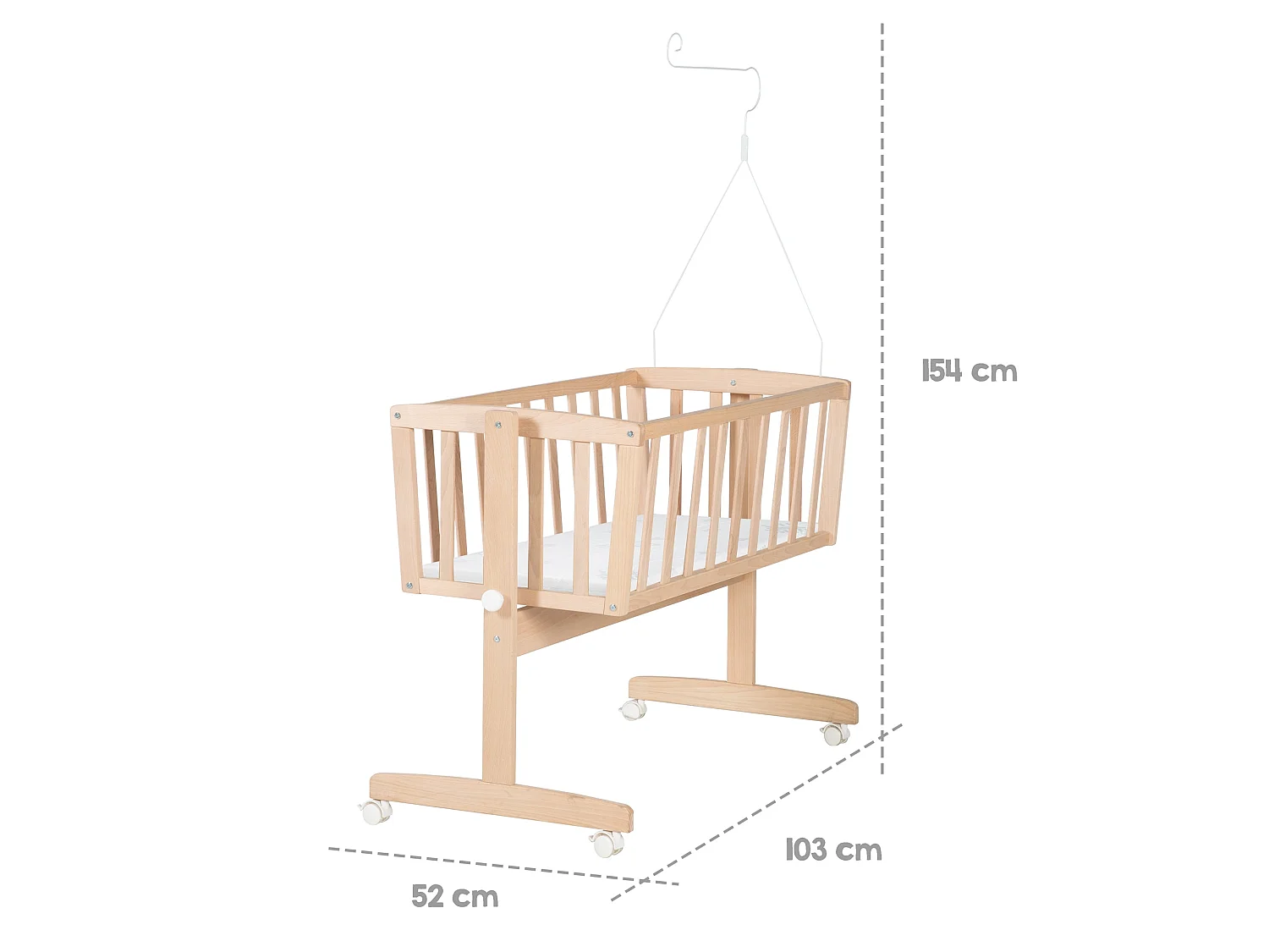 Babywiege Set Adam + Eule
