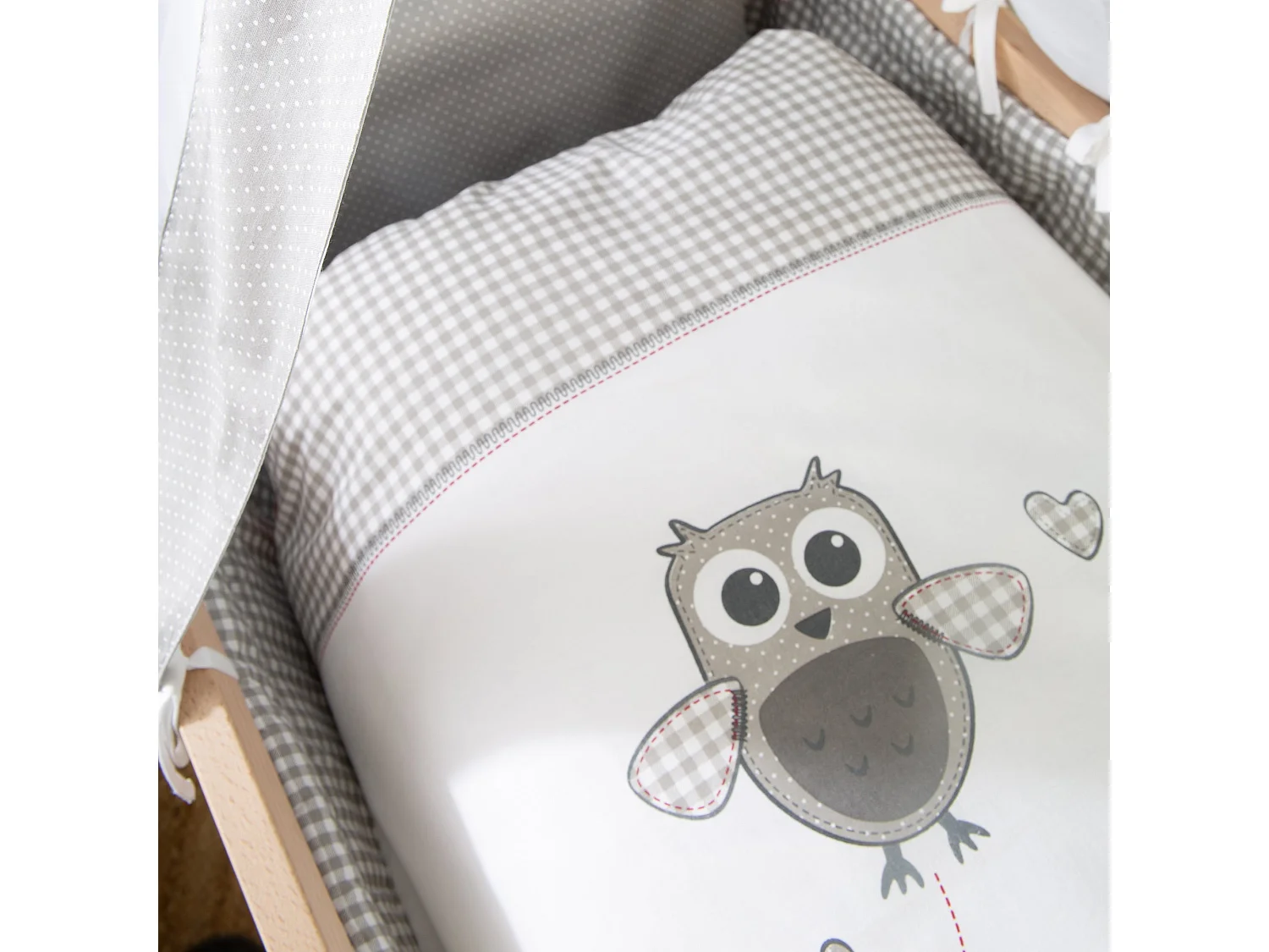 Babywiege Set Adam + Eule