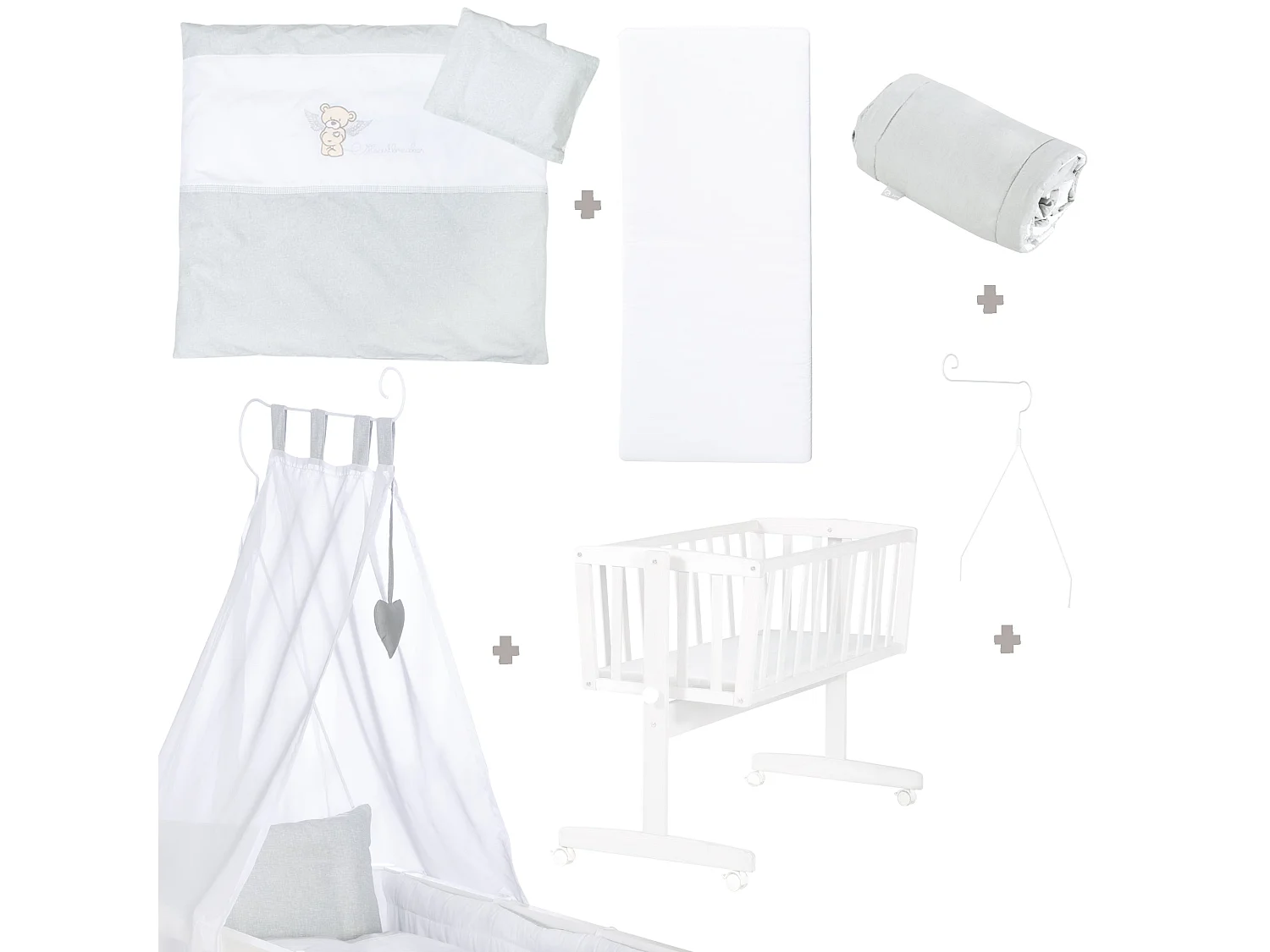 Babywiege Set Heartbreakerbär