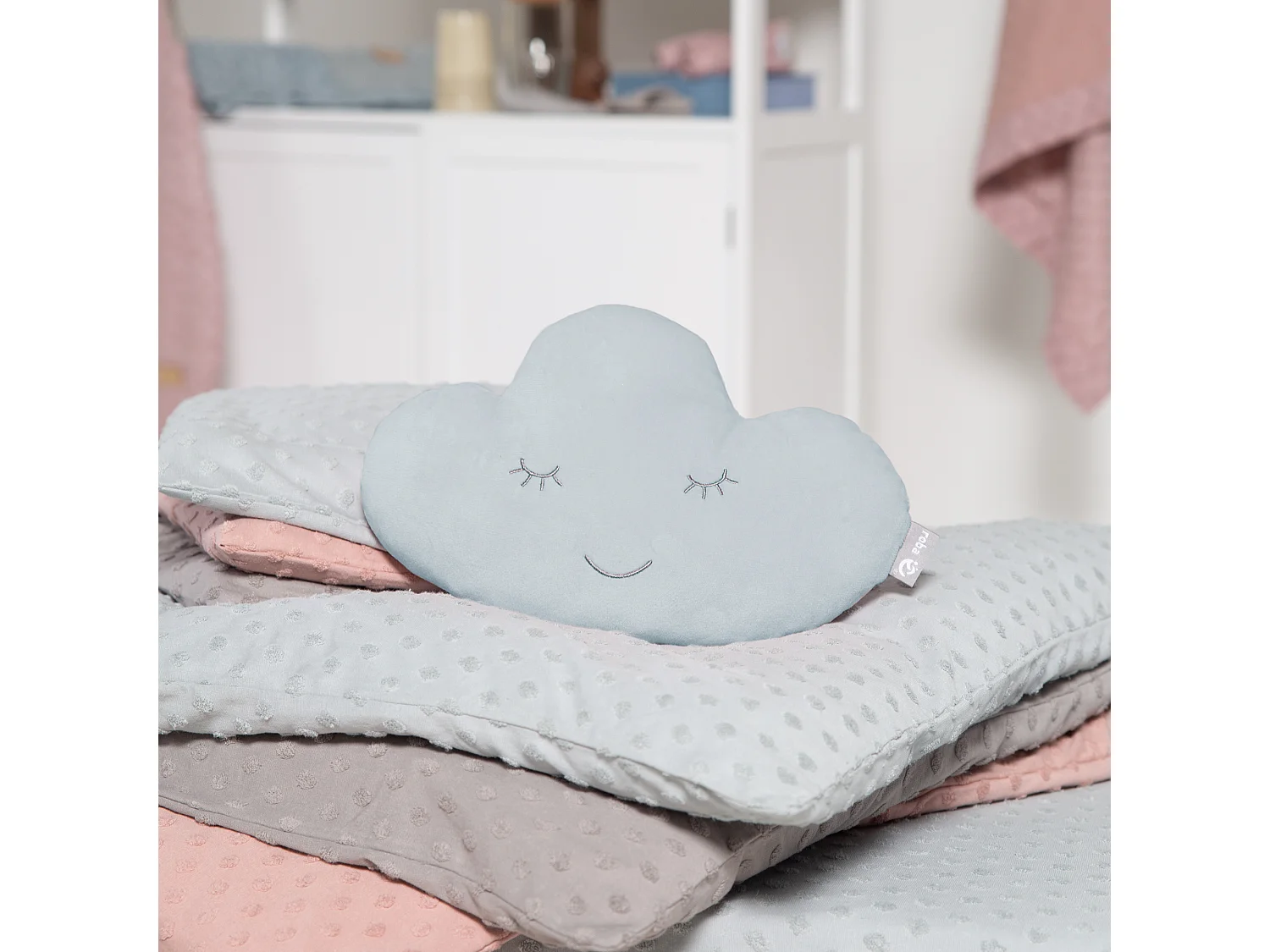 Kuschelkissen Wolke Hellblau