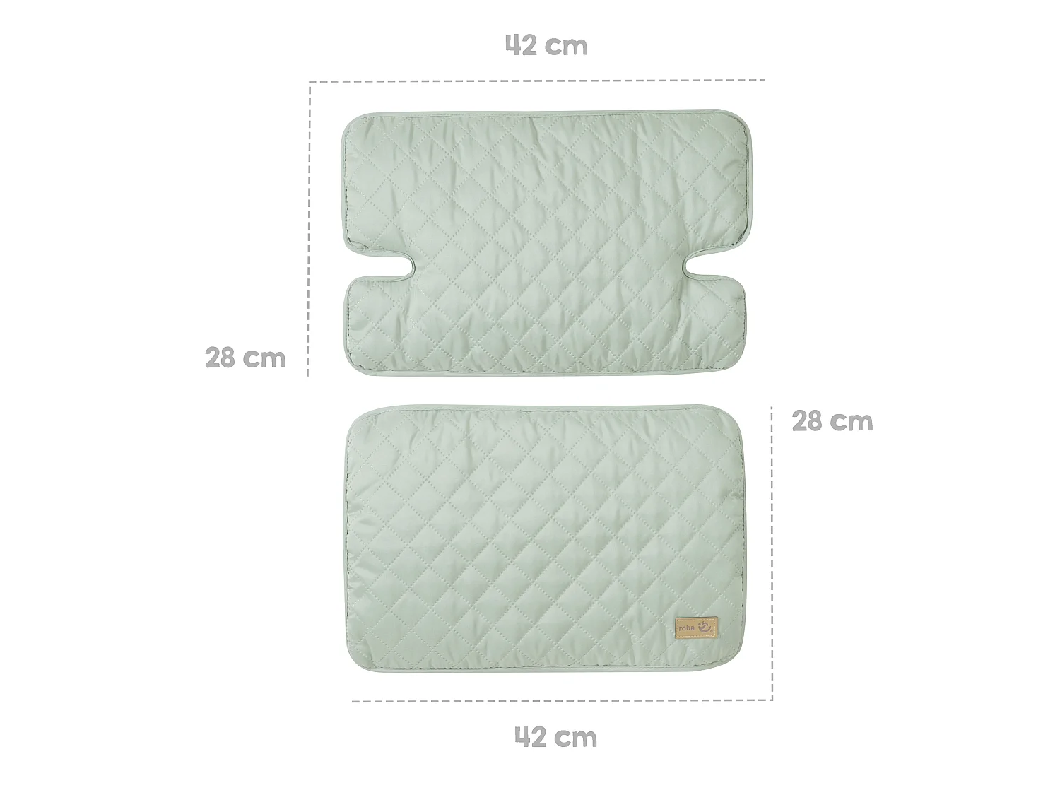 HOCHSTUHL-SITZVERKLEINERER 2-teilig roba Style Frosty green