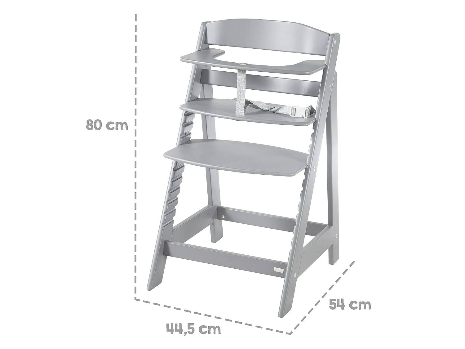 Silla Alta de Madera Sit Up Flex | Ergonómica y Ajustable | Confort y Seguridad Duraderos
