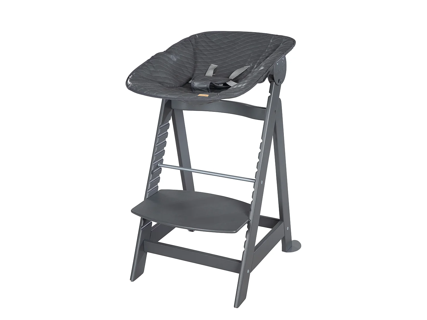 Hochstuhl Set 2in1 + Aufsatz Graphite