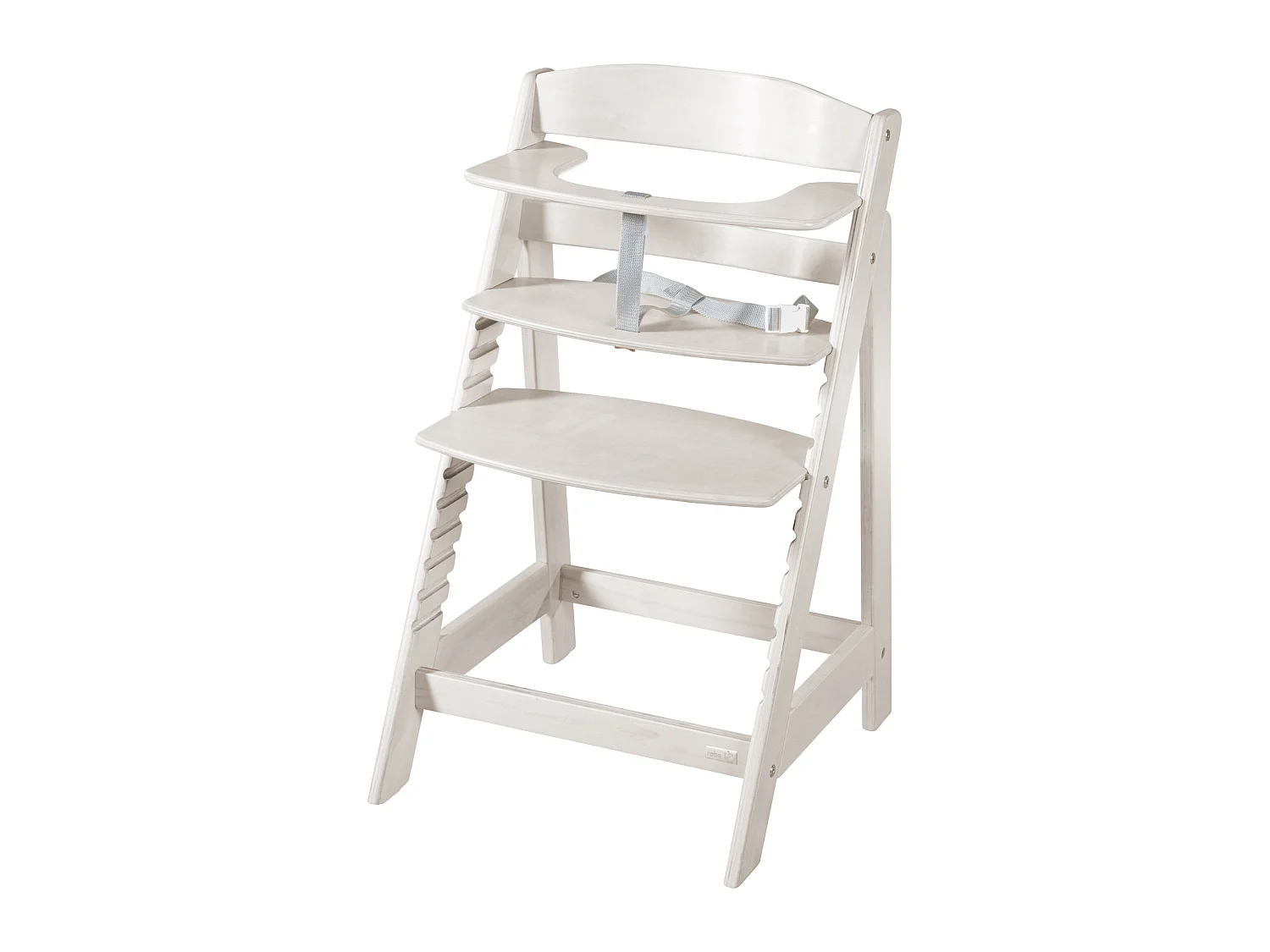 Chaise haute en bois Roba Sit Up Flex avec siège ajustable - Ergonomique, sûr et durable