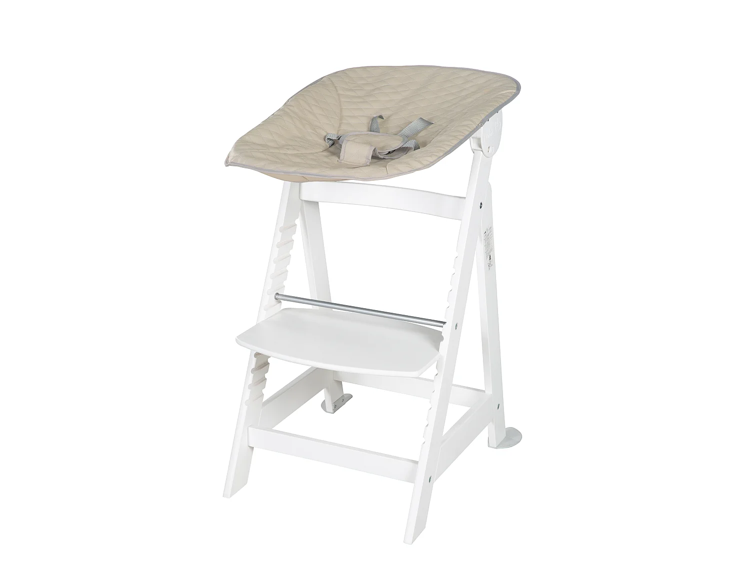 Roba Born Up 2in1 Kinderstoel Set met Grijze Bijlage