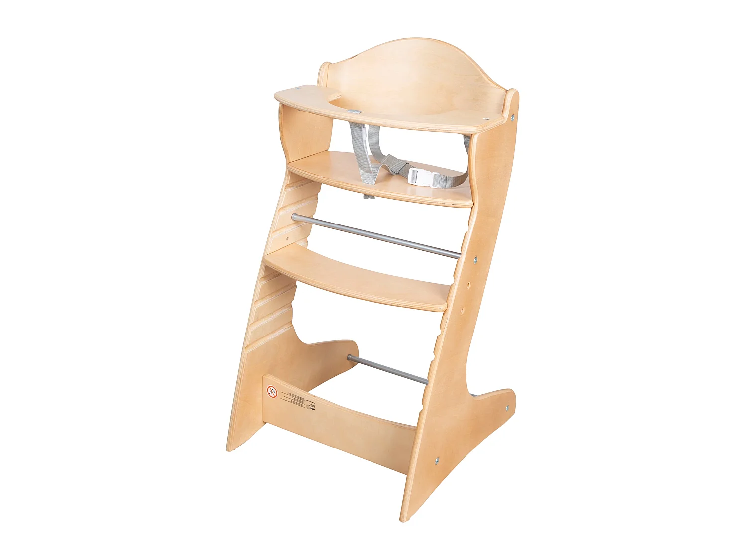 Treppenhochstuhl Braun für Babys und Kinder