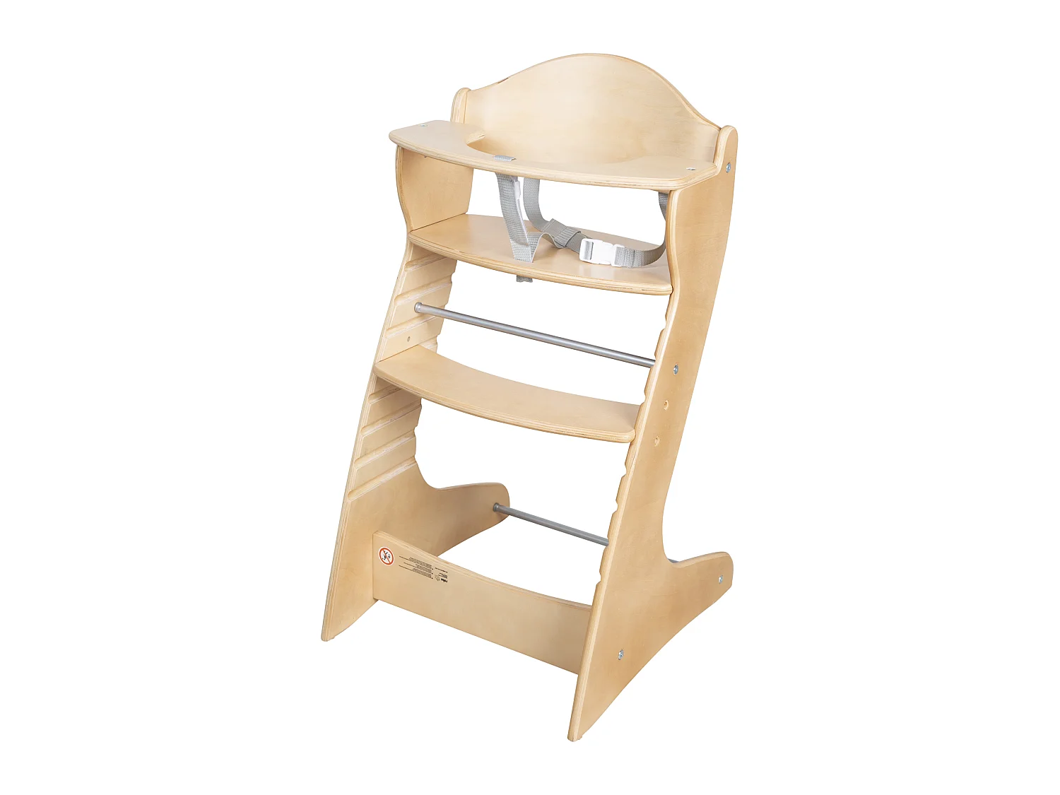 Treppenhochstuhl Braun für Babys und Kinder