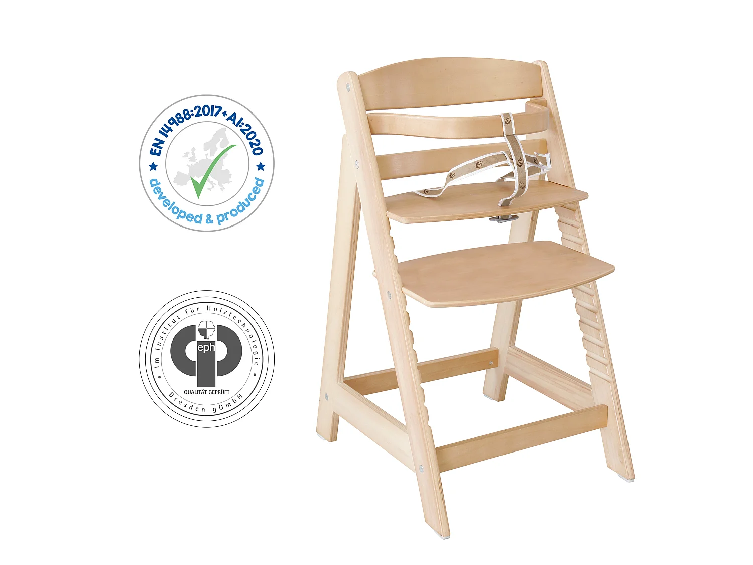 Hochstuhl Sit Up + Kissen Little Stars