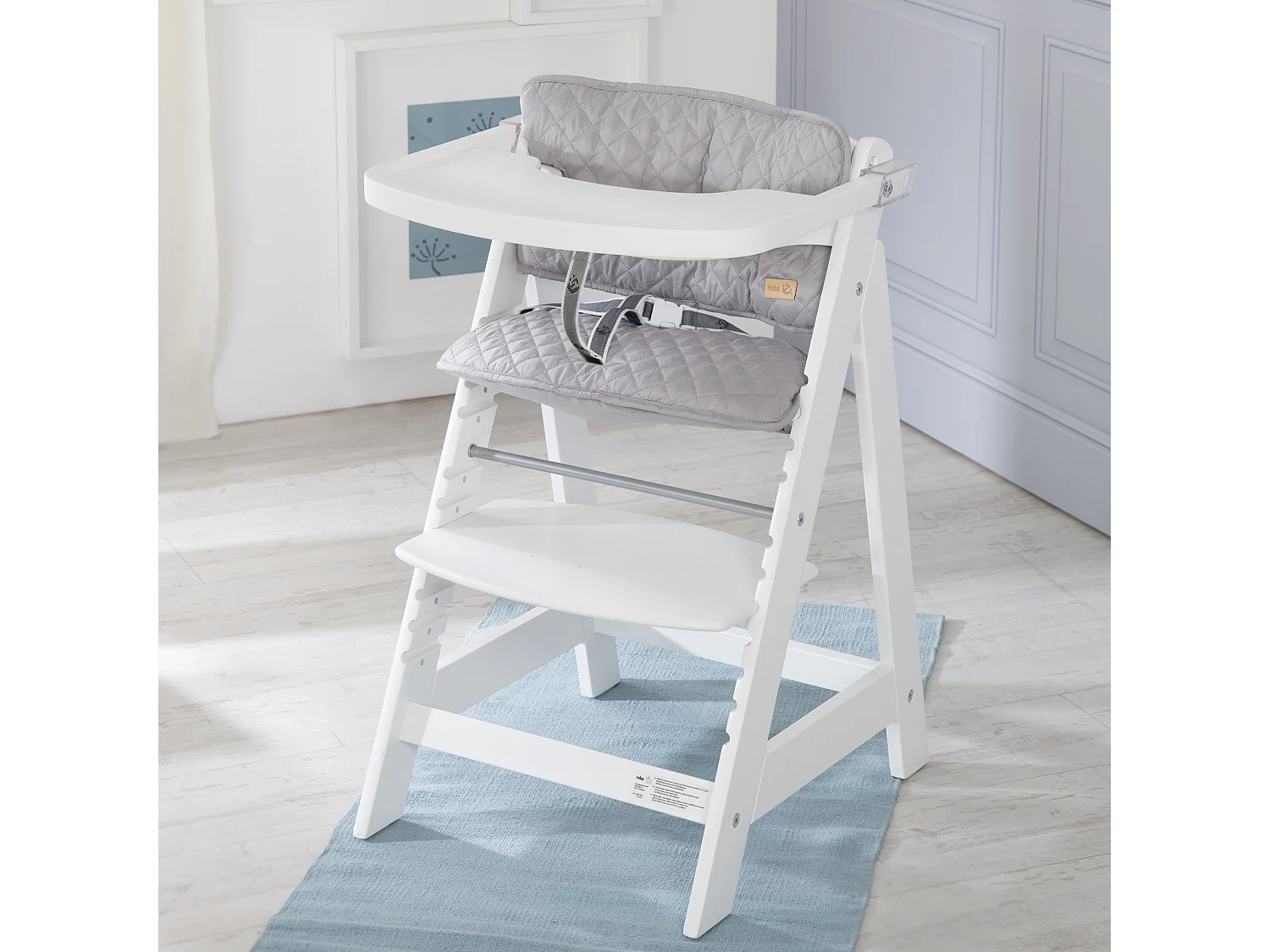 Chaise haute Roba Sit Up Fun Hochstuhl + Coussin Style - Chaise haute réglable, sûre et élégante pour bébés et tout-petits