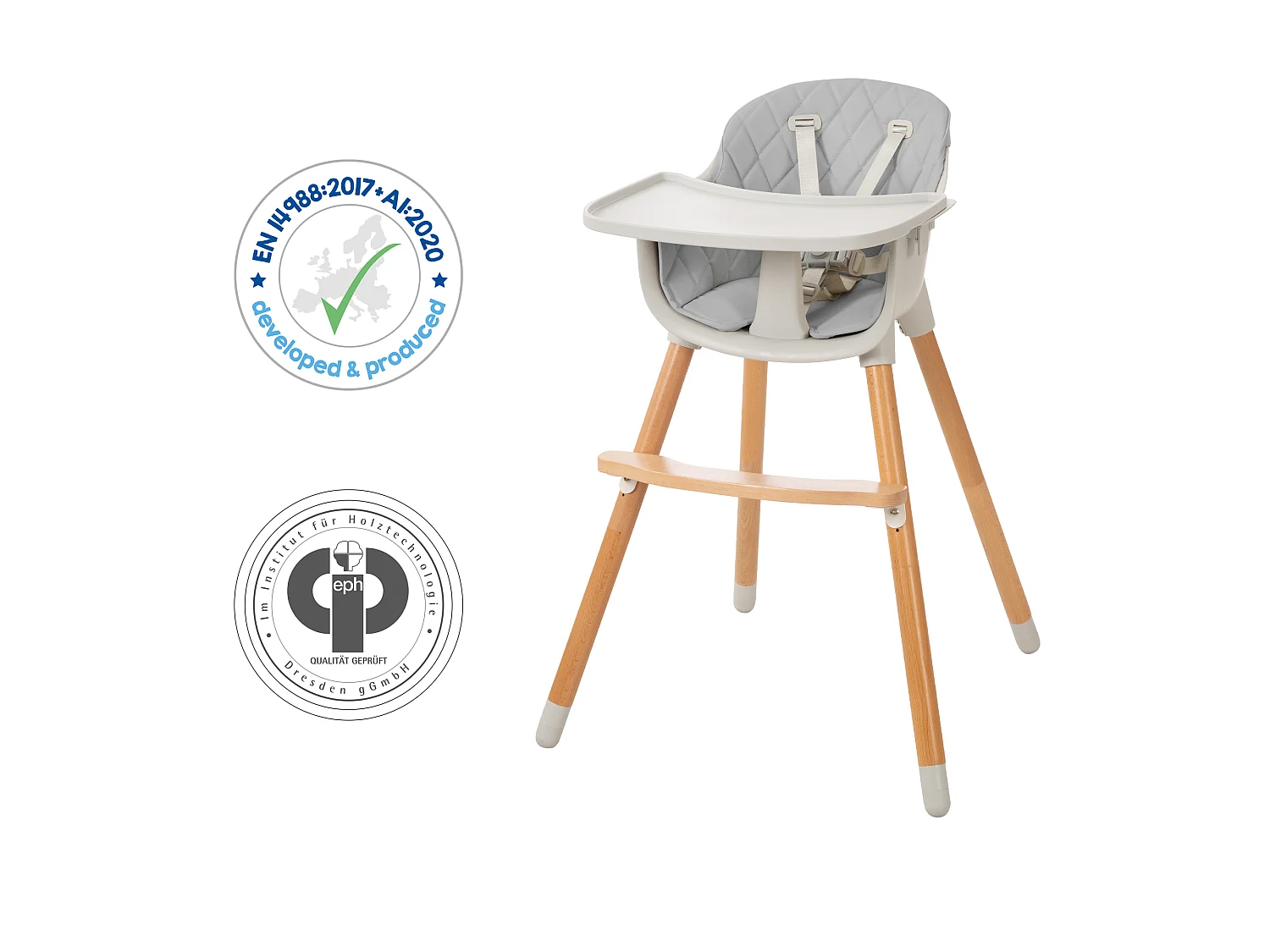 Hochstuhl 2in1 Style Up Wood