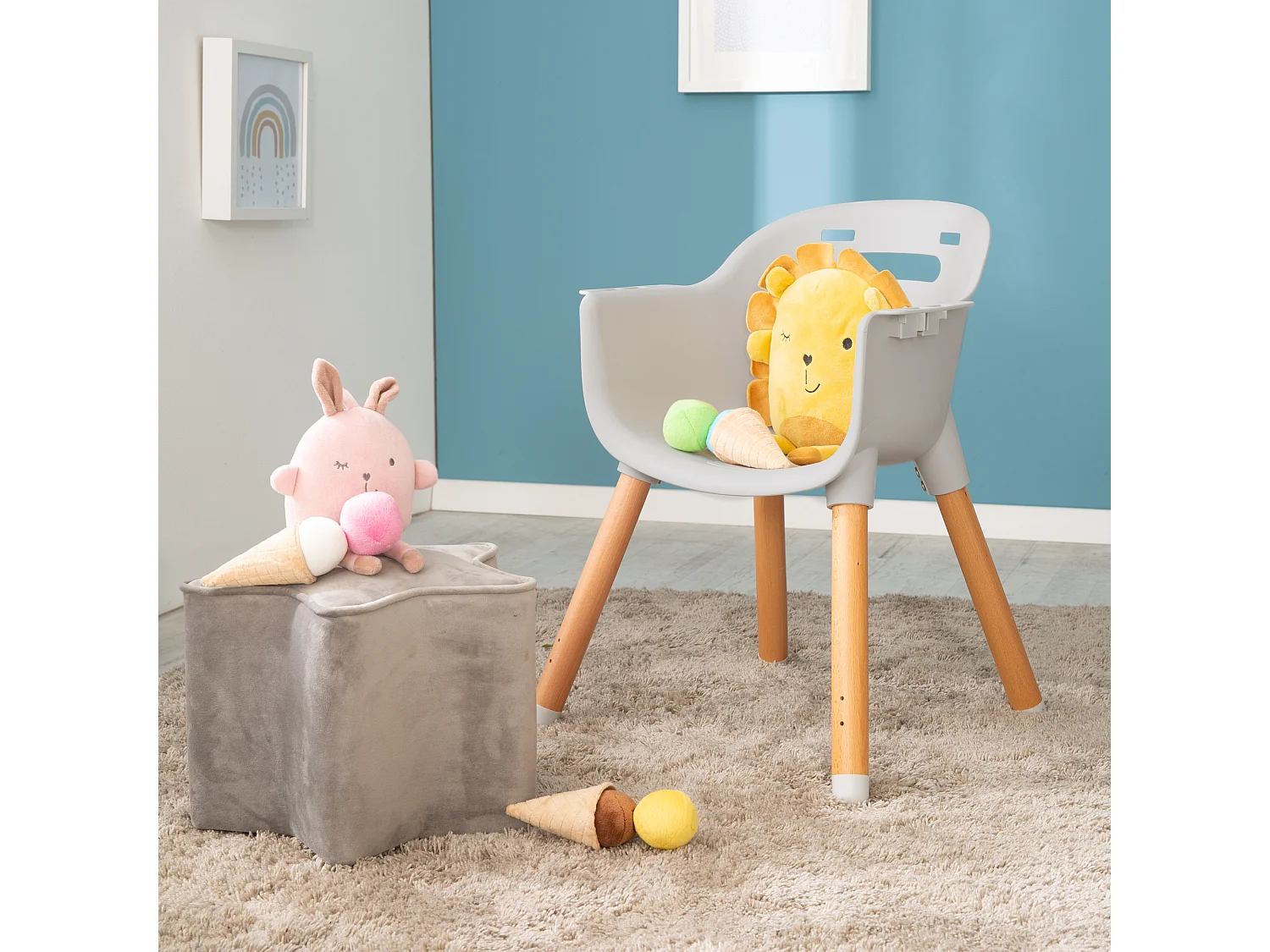 Hochstuhl 2in1 Style Up Wood