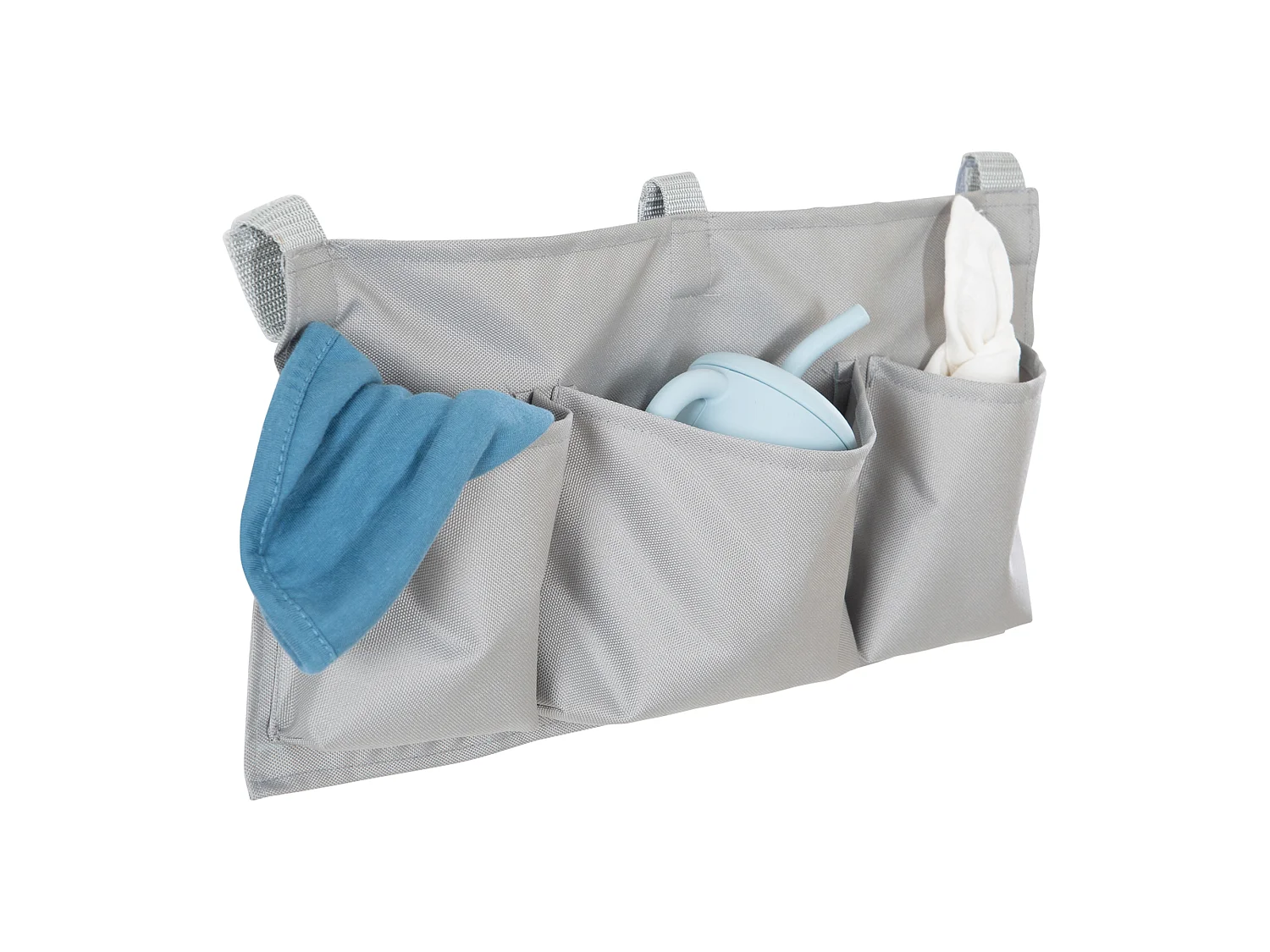 Ensemble de rangement pour chaise haute Roba Hochstuhl pour Sit Up & Born Up - Gris, Solution de rangement astucieuse pour des repas sans stress