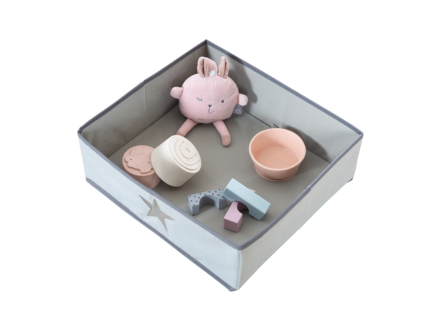 Ensemble de rangement pour chaise haute Roba Hochstuhl pour Sit Up & Born Up - Gris, Solution de rangement astucieuse pour des repas sans stress
