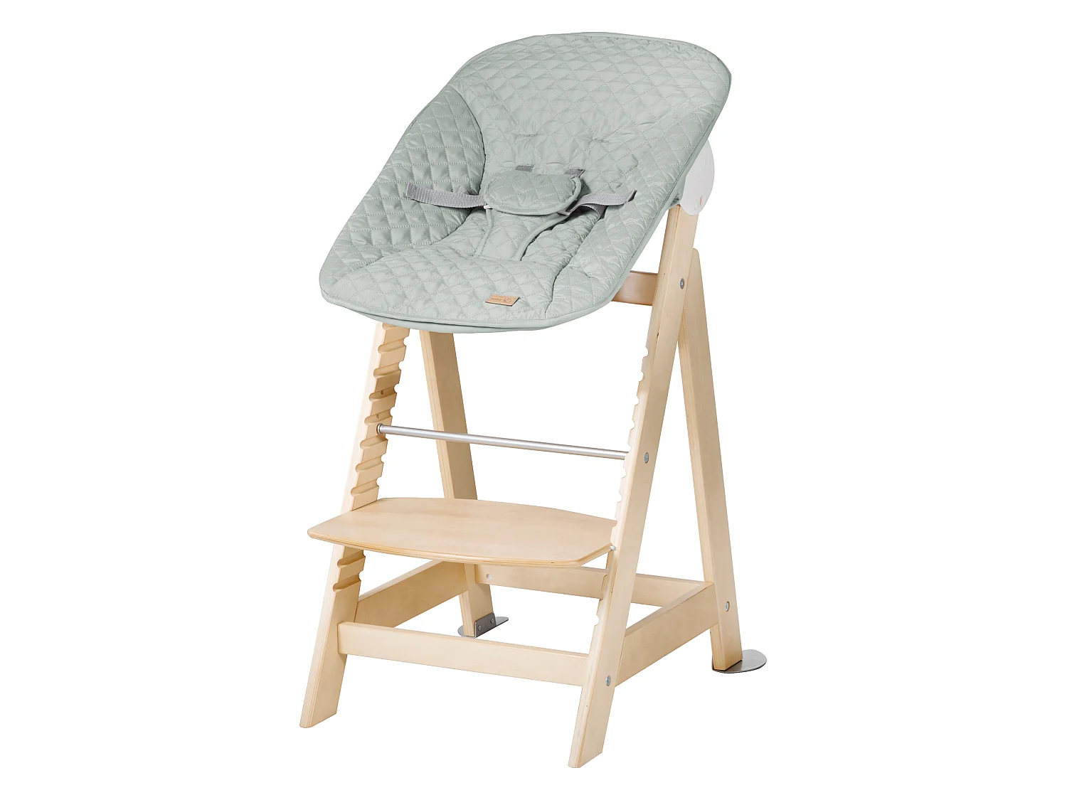 Chaise Haute Roba Born Up 2en1 Set avec Accessoire Style - Design Frosty Green