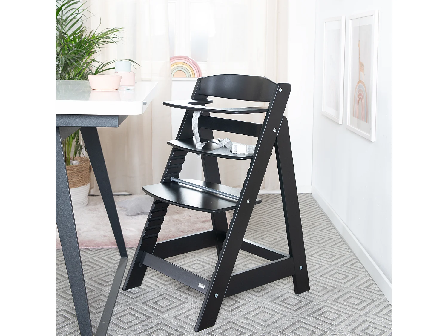 Trona de madera ajustable Sit Up Flex - Ergonómica, segura, confort duradero para niños y adolescentes