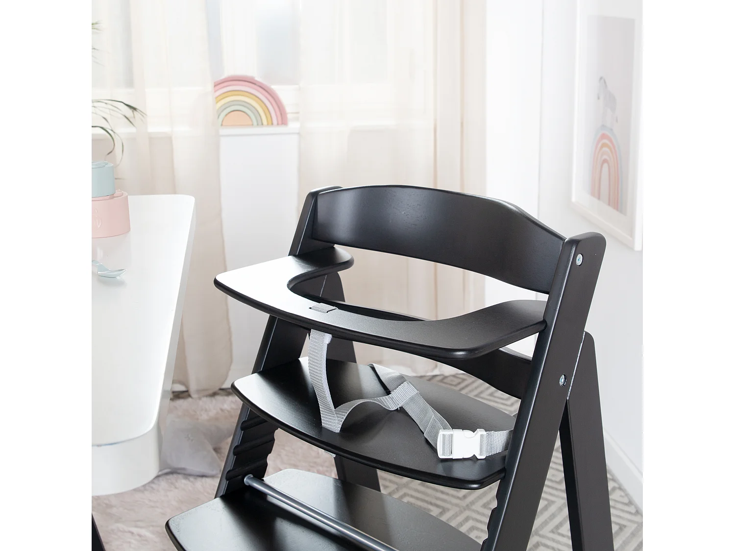 Trona de madera ajustable Sit Up Flex - Ergonómica, segura, confort duradero para niños y adolescentes