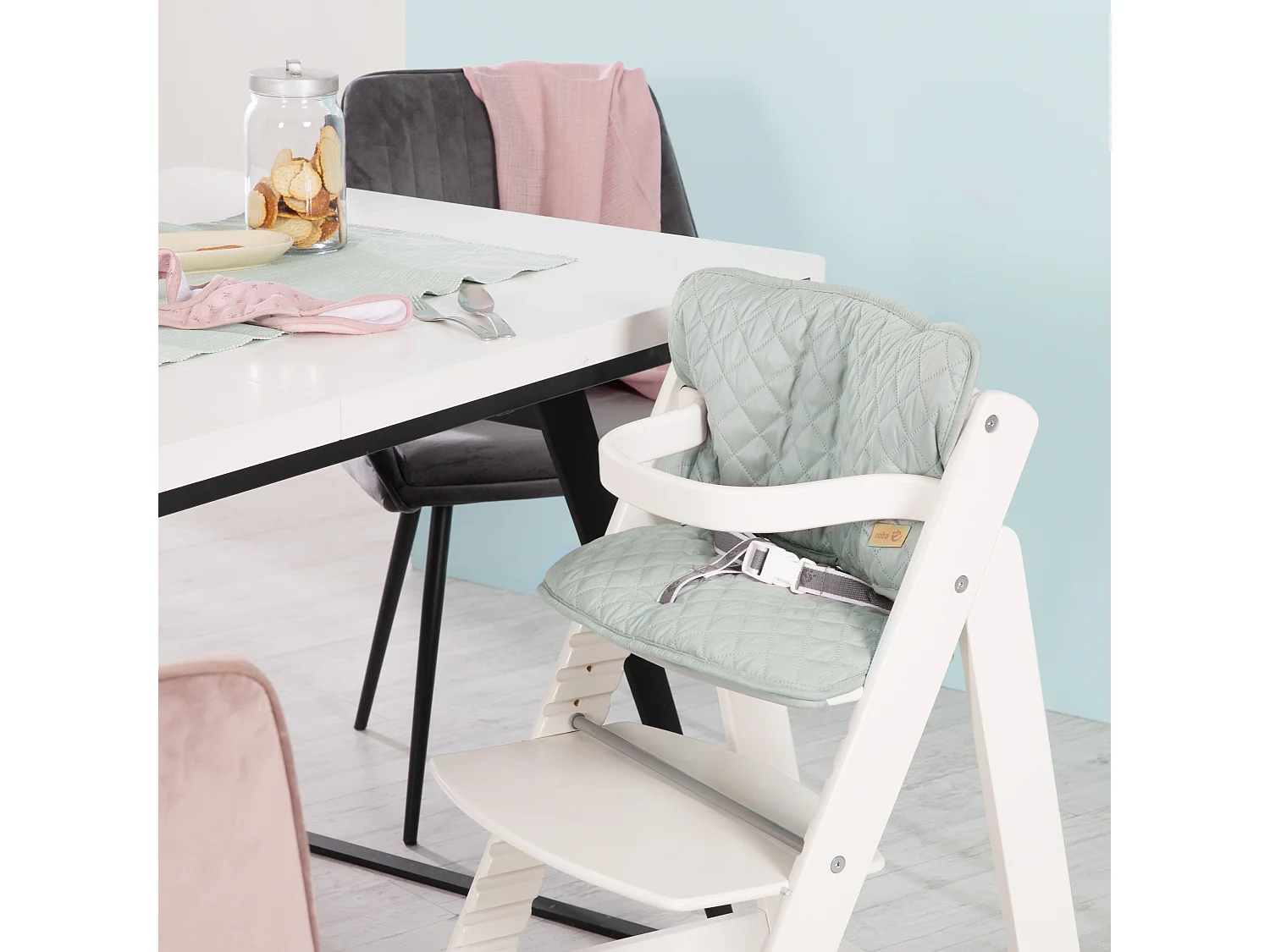 Réducteur de Siège Vert 2 Pièces Roba pour Chaise Haute