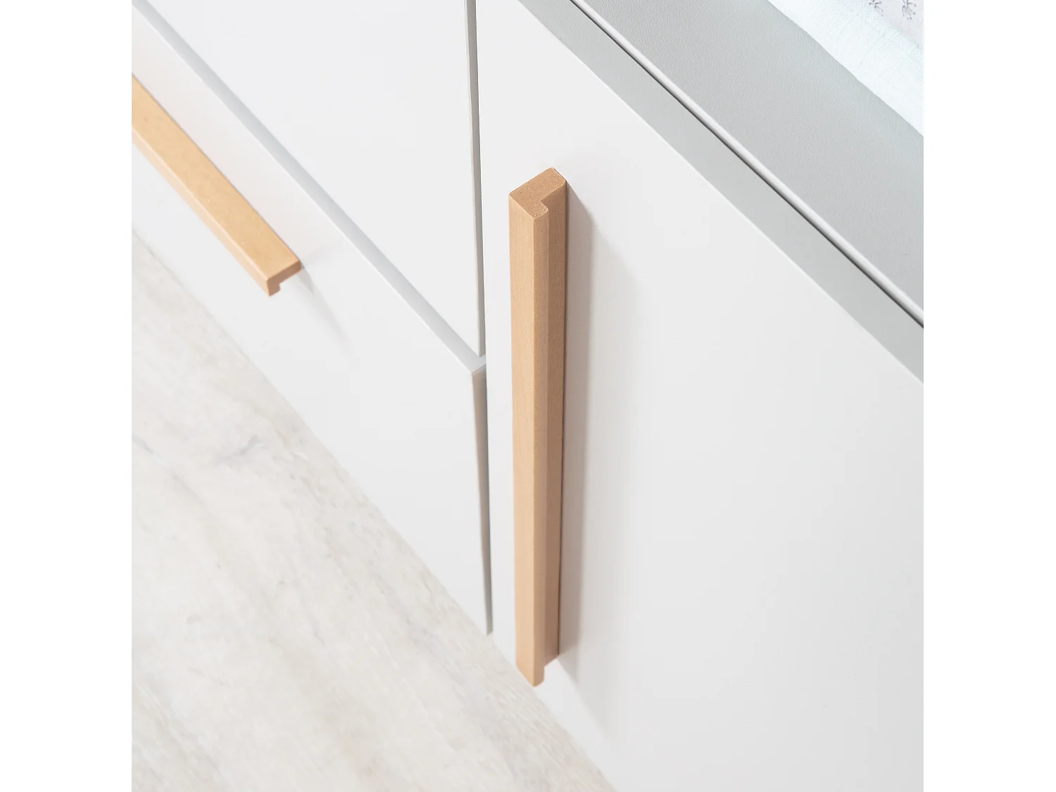 Roba Wickelkommode Lea Hellgrau - Espaciosa, elegante, funcional mesa de cambio para bebé con parte superior extraíble
