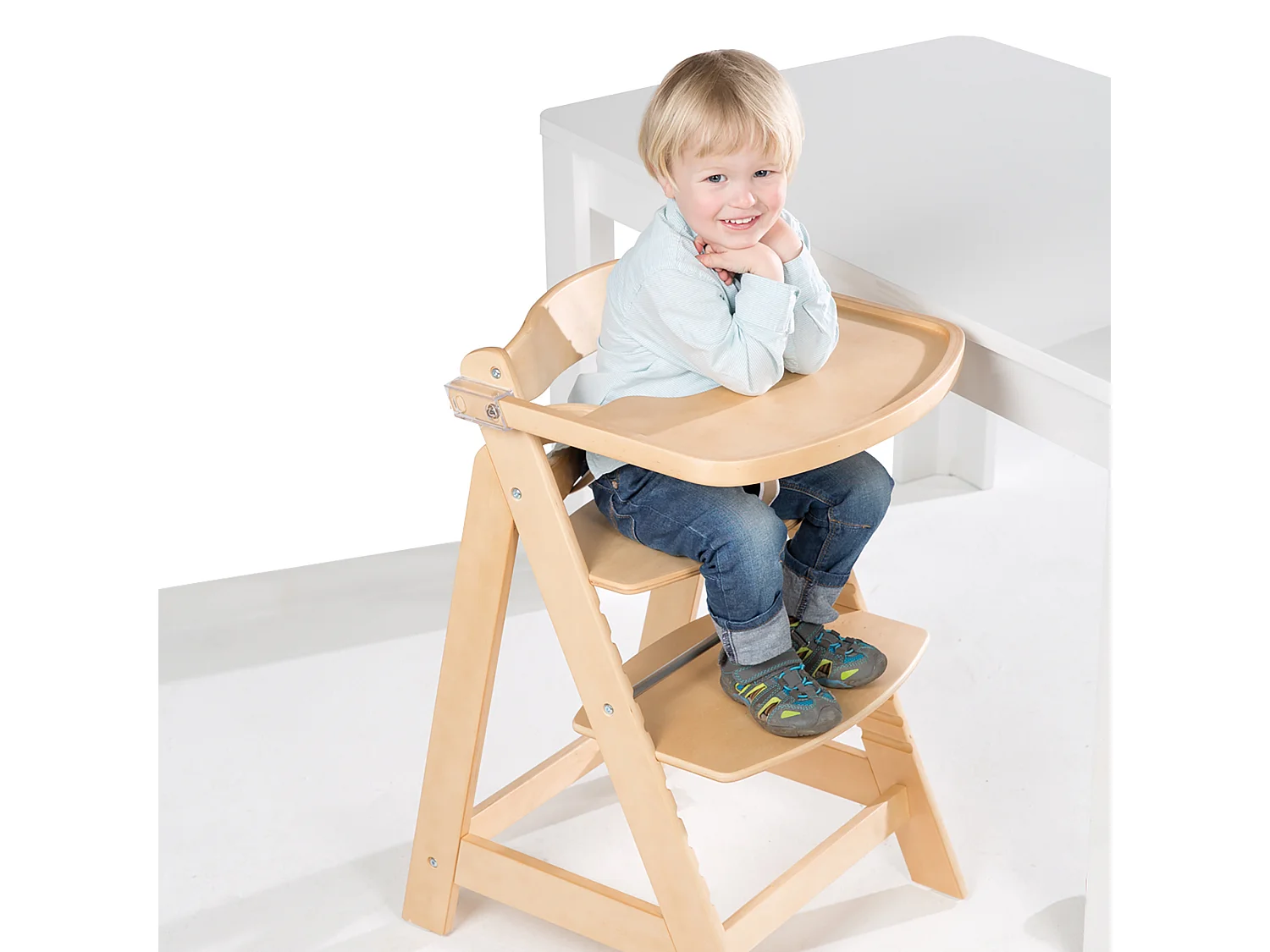 Chaise haute pour bébé Roba Sit Up FUN avec hauteur réglable et caractéristiques de sécurité