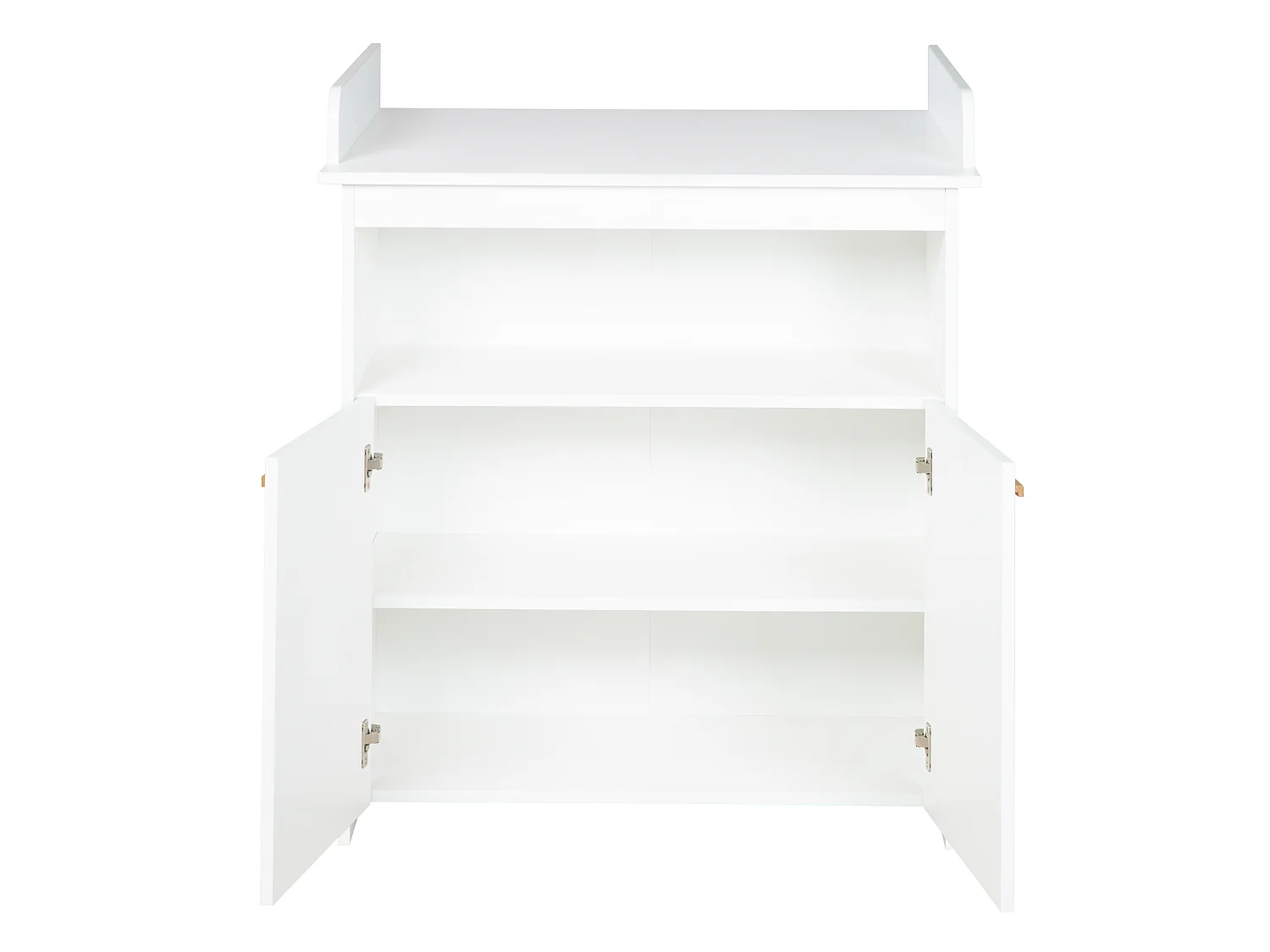 Moderno fasciatoio bianco con ante a chiusura soft e ripiano regolabile