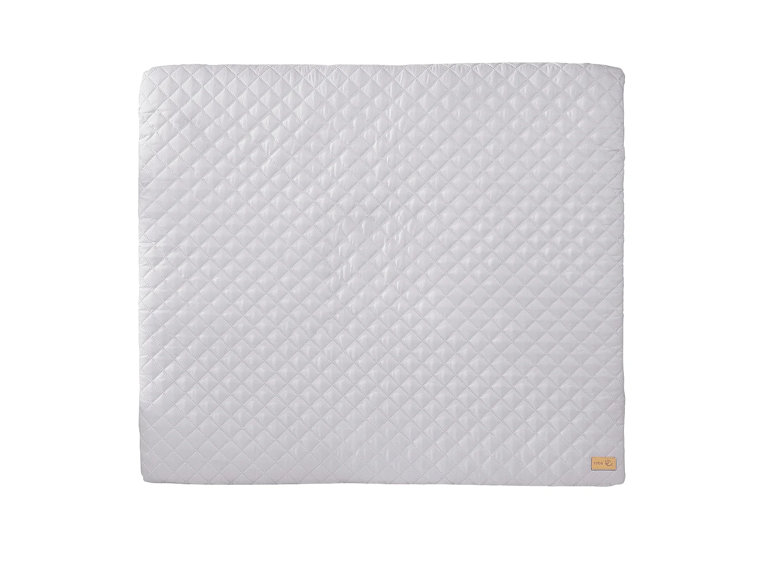 Matelas à Langer Roba Style Gris 85x75 cm Surface Rembourrée Douce et Imperméable