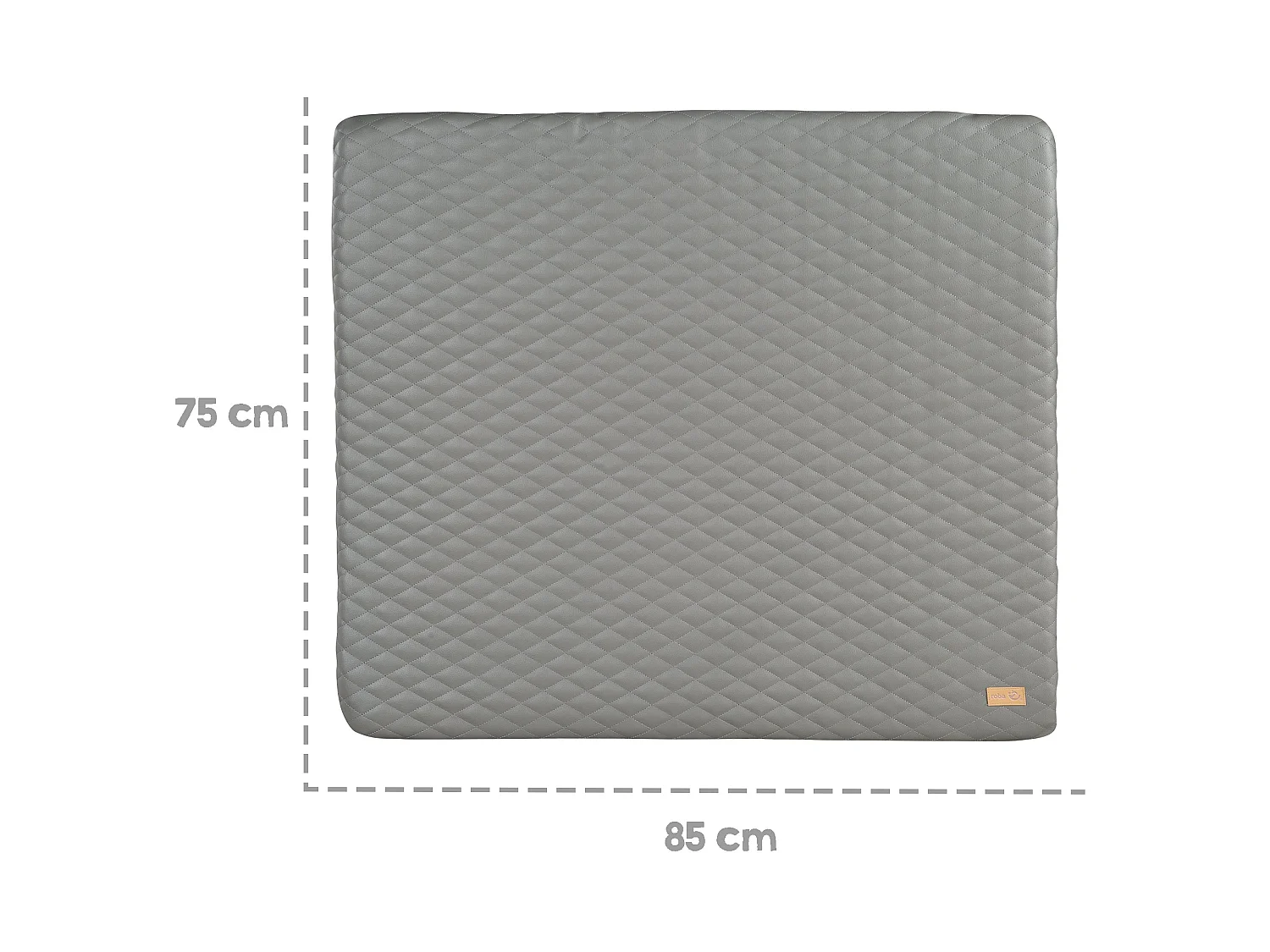 Wickelauflage Stone gesteppt
